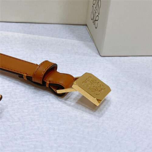 High Quality Luxury Loewe Loewe Amazona Padlock Belt In Smooth Calfskin – Style 04646 product detail
