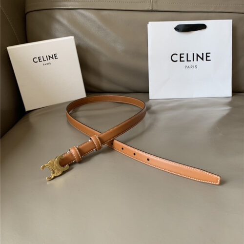 High Quality Luxury Celine Reversible Belt In Original Smooth Calfskin – Style 76806 alternate view