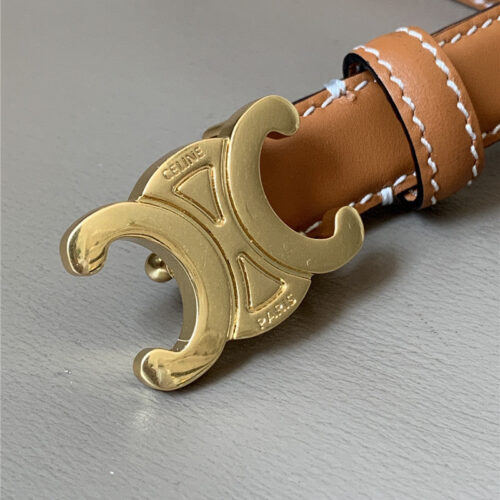 High Quality Luxury Celine Reversible Belt In Original Smooth Calfskin – Style 76806 product detail