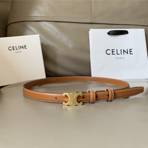 High Quality Luxury Celine Reversible Belt In Original Smooth Calfskin – Style 76806