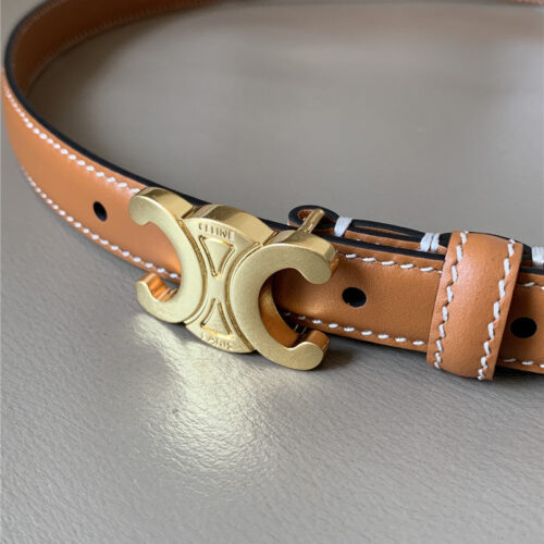 High Quality Luxury Celine Reversible Belt In Original Smooth Calfskin – Style 76806 product detail