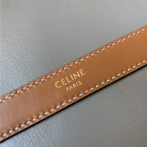 High Quality Luxury Celine Reversible Belt In Original Smooth Calfskin – Style 76806 product detail
