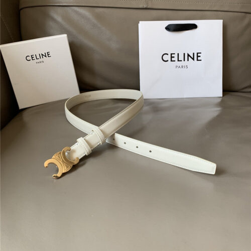 High Quality Luxury Celine Reversible Belt In Original Smooth Calfskin – Style 09574 alternate view