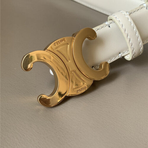 High Quality Luxury Celine Reversible Belt In Original Smooth Calfskin – Style 09574 product detail