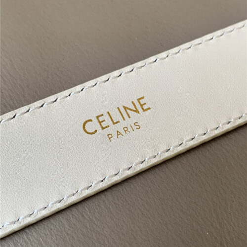 High Quality Luxury Celine Reversible Belt In Original Smooth Calfskin – Style 09574 product detail