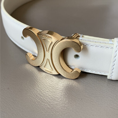 High Quality Luxury Celine Reversible Belt In Original Smooth Calfskin – Style 09574 product detail