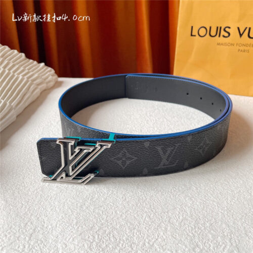 High Quality Luxury Louis Vuitton Classic Print With Black Plain Bottom Belt – Style 29478 alternate view