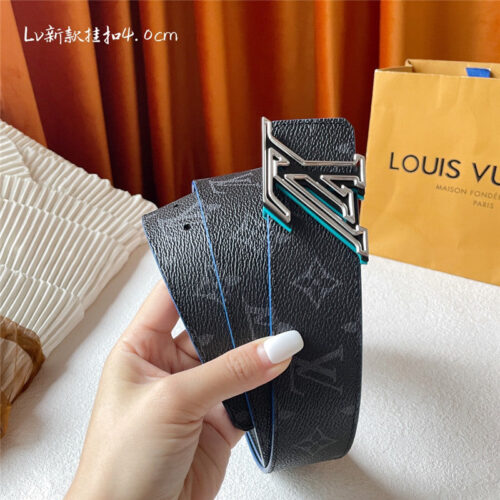 High Quality Luxury Louis Vuitton Classic Print With Black Plain Bottom Belt – Style 29478 product detail