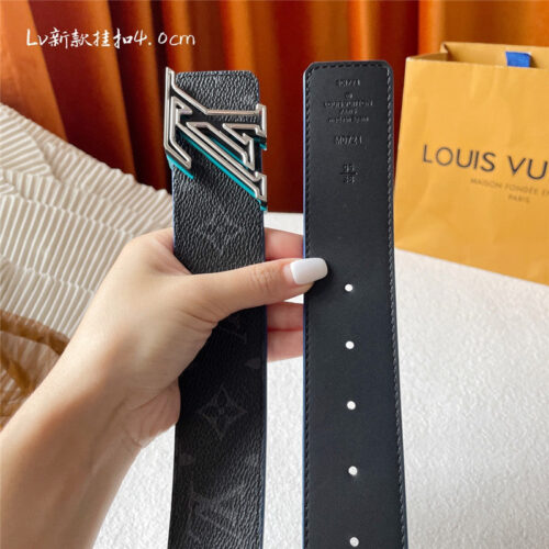 High Quality Luxury Louis Vuitton Classic Print With Black Plain Bottom Belt – Style 29478 product detail