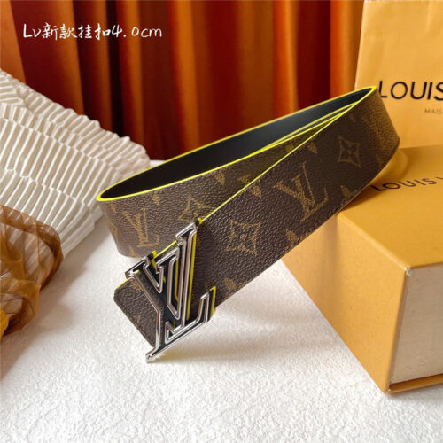 High Quality Luxury Louis Vuitton Classic Print With Black Plain Bottom Belt – Style 95014 product detail