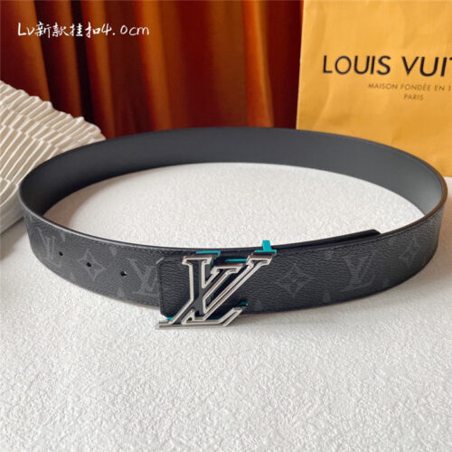 High Quality Luxury Louis Vuitton Classic Print With Black Plain Bottom Belt – Style 27782