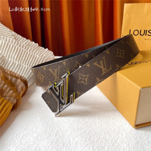 High Quality Luxury Louis Vuitton Classic Print With Black Plain Bottom Belt – Style 60550 product detail