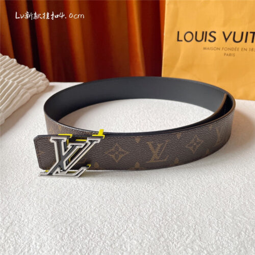 High Quality Luxury Louis Vuitton Classic Print With Black Plain Bottom Belt – Style 60550 alternate view