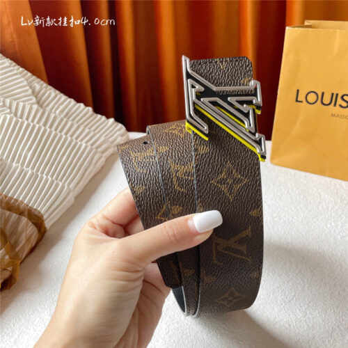 High Quality Luxury Louis Vuitton Classic Print With Black Plain Bottom Belt – Style 60550 product detail