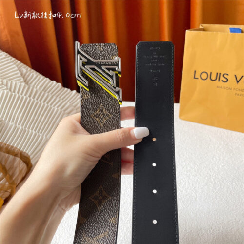 High Quality Luxury Louis Vuitton Classic Print With Black Plain Bottom Belt – Style 60550 product detail