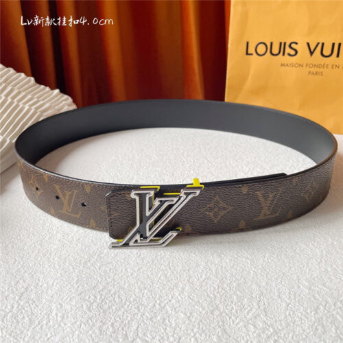 High Quality Luxury Louis Vuitton Classic Print With Black Plain Bottom Belt – Style 60550
