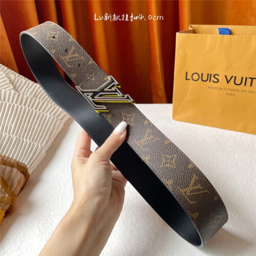 High Quality Luxury Louis Vuitton Classic Print With Black Plain Bottom Belt – Style 60550 product detail