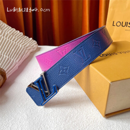 High Quality Luxury Louis Vuitton Classic Print With Black Plain Bottom Belt – Style 93318 product detail