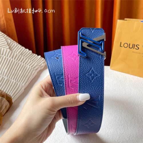 High Quality Luxury Louis Vuitton Classic Print With Black Plain Bottom Belt – Style 93318 product detail