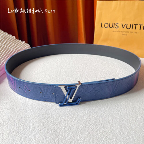 High Quality Luxury Louis Vuitton Classic Print With Black Plain Bottom Belt – Style 93318