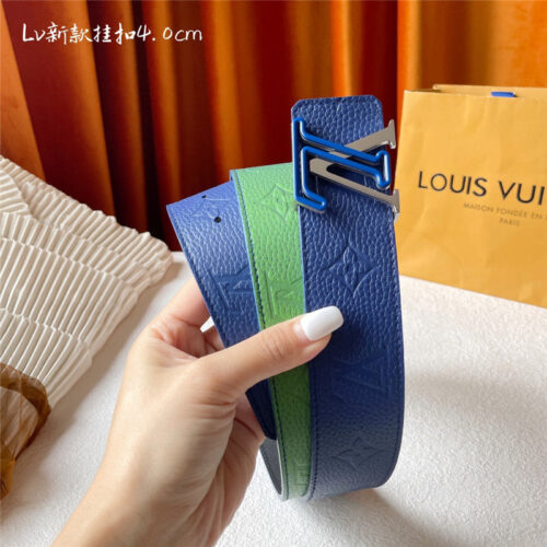 High Quality Luxury Louis Vuitton Classic Print With Black Plain Bottom Belt product detail