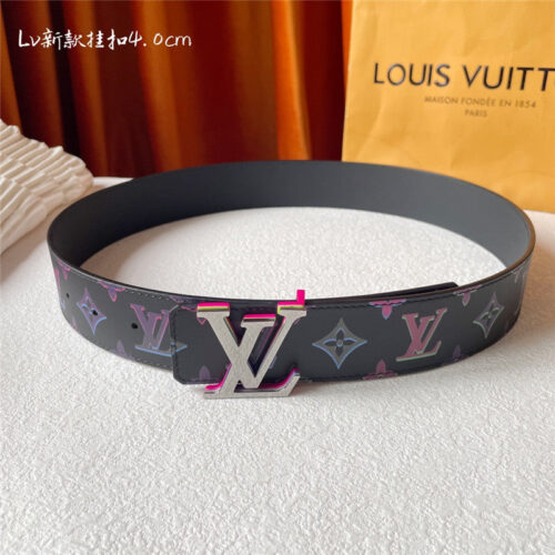 High Quality Luxury Louis Vuitton Classic Print With Black Plain Bottom Belt – Style 52070