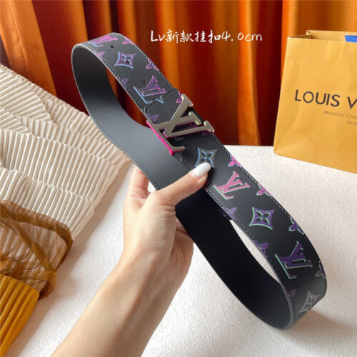 High Quality Luxury Louis Vuitton Classic Print With Black Plain Bottom Belt – Style 52070 product detail
