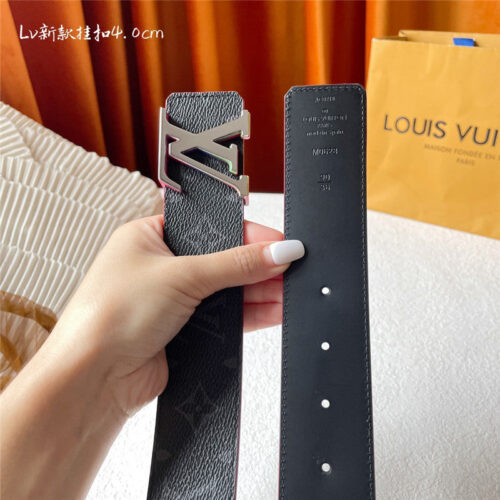 High Quality Luxury Louis Vuitton Classic Print With Black Plain Bottom Belt – Style 84838 product detail
