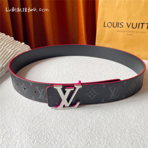 High Quality Luxury Louis Vuitton Classic Print With Black Plain Bottom Belt – Style 84838