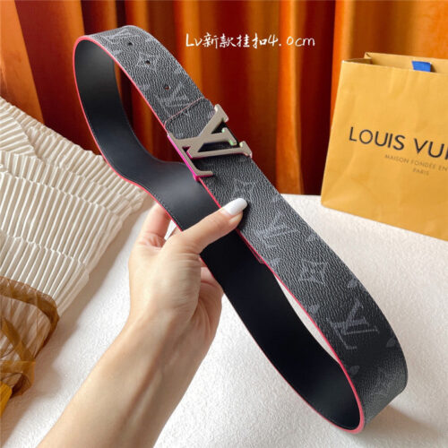 High Quality Luxury Louis Vuitton Classic Print With Black Plain Bottom Belt – Style 84838 product detail