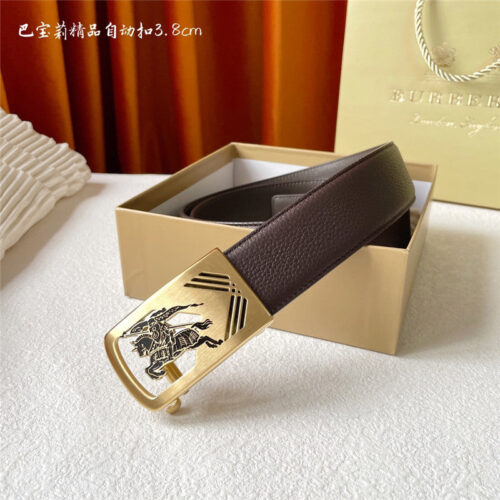 High Quality Luxury Burberry Pebbled Calfskin Belt product detail