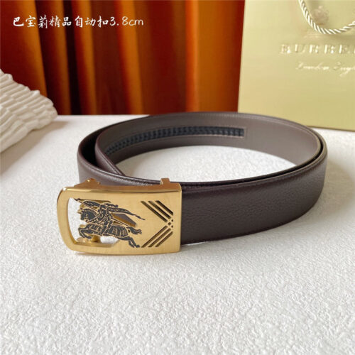 High Quality Luxury Burberry Pebbled Calfskin Belt product detail