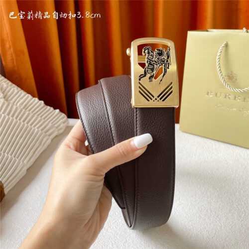 High Quality Luxury Burberry Pebbled Calfskin Belt product detail