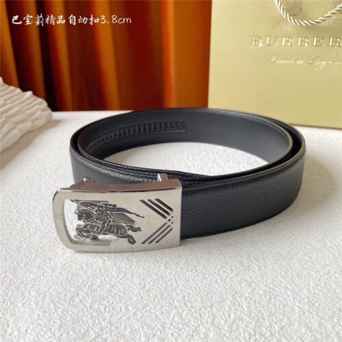 High Quality Luxury Burberry Pebbled Calfskin Belt – Style 54822 alternate view