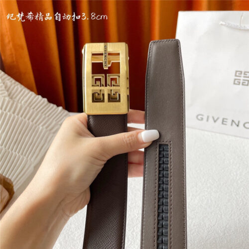 High Quality Luxury Givenchy Belt In Palm-Print Calfskin – Style 79398 product detail