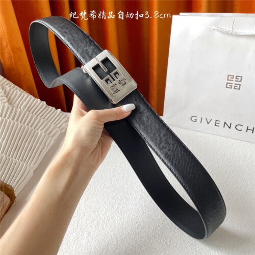 High Quality Luxury Givenchy Belt In Palm-Print Calfskin alternate view