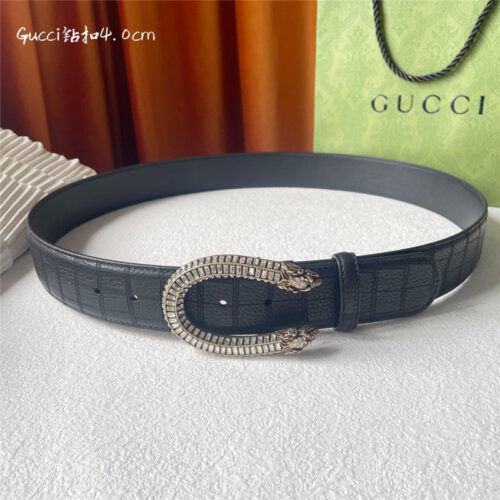 High Quality Luxury Gucci Buckskin Calfskin Belt – Style 96902