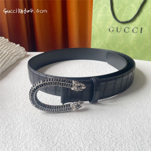 High Quality Luxury Gucci Buckskin Calfskin Belt product detail