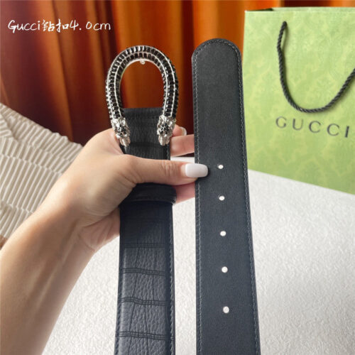 High Quality Luxury Gucci Buckskin Calfskin Belt product detail