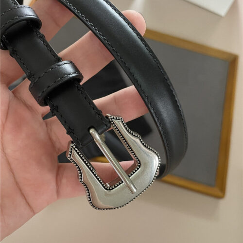 High Quality Luxury Celine New Metal Buckle Belt – Style 66086 product detail