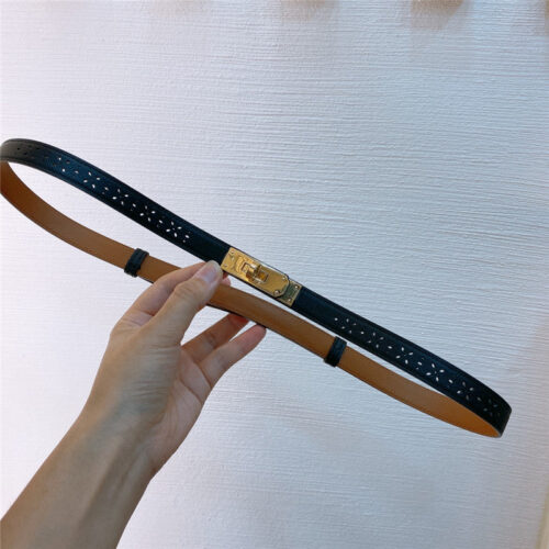 High Quality Luxury Hermes Limited Edition Kelly Garden Party Belt – Style 44806