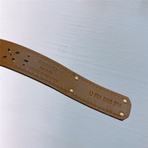 High Quality Luxury Hermes Limited Edition Kelly Garden Party Belt – Style 44806 product detail