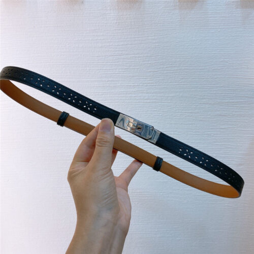 High Quality Luxury Hermes Limited Edition Kelly Garden Party Belt – Style 77574