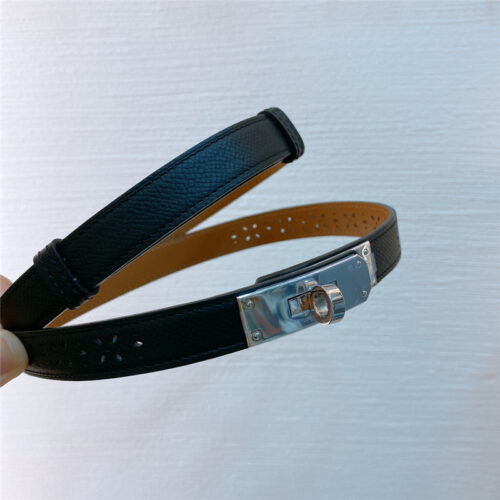 High Quality Luxury Hermes Limited Edition Kelly Garden Party Belt – Style 77574 product detail