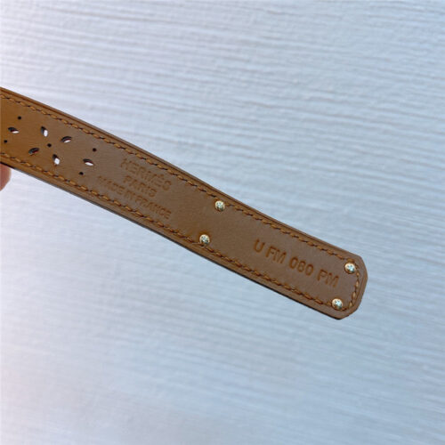 High Quality Luxury Hermes Limited Edition Kelly Garden Party Belt – Style 10342 product detail