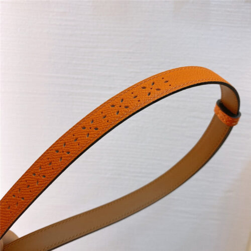 High Quality Luxury Hermes Limited Edition Kelly Garden Party Belt – Style 43110 product detail