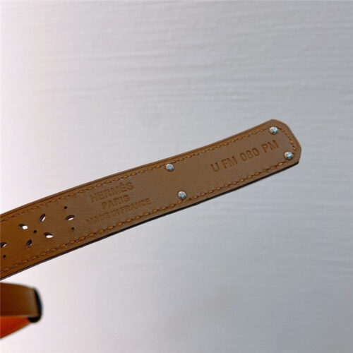 High Quality Luxury Hermes Limited Edition Kelly Garden Party Belt – Style 43110 product detail