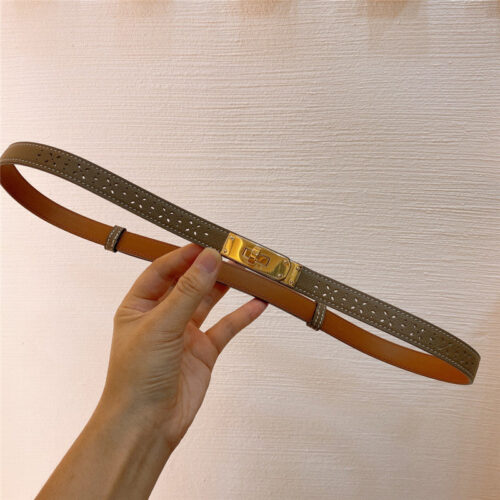 High Quality Luxury Hermes Limited Edition Kelly Garden Party Belt – Style 75878