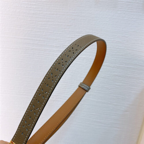 High Quality Luxury Hermes Limited Edition Kelly Garden Party Belt – Style 75878 product detail