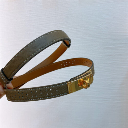 High Quality Luxury Hermes Limited Edition Kelly Garden Party Belt – Style 75878 product detail